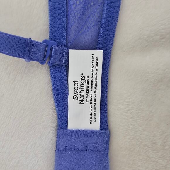Sweet Nothings by Maidenform Push-Up T-Shirt Bra - Blue, 36C, Convertible Underw - Picture 5 of 5